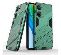 ESTH ESHUYI Funda para Vivo Y03 4G/Vivo Y18 4G/Vivo Y28s 5G Compatible con Soporte Magnético para Coche [Grado Militar Anti-caída Protección] Carcasa Parachoque PC + TPU con Soporte Invisible, Verde