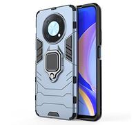 ESTH® Funda para Huawei Nova Y90 con Giratorio Soporte de 360° [5X Grado Militar Anti-caída Protección] Carcasa Parachoque PC + TPU, Azul