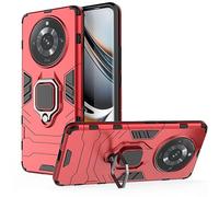 ESTH® Funda para Realme 11 Pro/Realme 11 Pro Plus con Giratorio Soporte de 360° [5X Grado Militar Anti-caída Protección] Carcasa Parachoque PC + TPU, Rojo