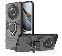 ESTH® Funda para Realme 11 Pro/Realme 11 Pro Plus con Giratorio Soporte de 360° [5X Grado Militar Anti-caída Protección] Carcasa Parachoque PC + TPU, Negro