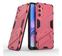 ESTH® Funda para Samsung Galaxy F14 4G /Galaxy A05s Compatible con Soporte Magnético para Coche [Grado Militar Anti-caída Protección] Carcasa Parachoque PC + TPU con Soporte Invisible, Rosa roja
