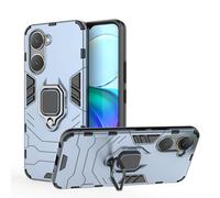 ESTH® Funda para Vivo Y03 4G/Vivo Y18 4G/Vivo Y28s 5G con Giratorio Soporte de 360° [5X Grado Militar Anti-caída Protección] Carcasa Parachoque PC + TPU, Azul