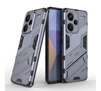 ESTH® Funda para Xiaomi Redmi Note 13 Pro Plus Compatible con Soporte Magnético para Coche [Grado Militar Anti-caída Protección] Carcasa Parachoque PC + TPU con Soporte Invisible, Gris