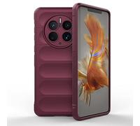 ESTH® Funda Silicona Líquida para Huawei Mate 50 Pro con Protección Antigérmenes, Carcasa Antichoque de Grado Militar con Revestimiento de Microfibra Suave, Morado Oscuro