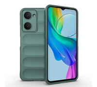 ESTH® Funda Silicona Líquida para Vivo Y03 4G/Vivo Y18 4G/Vivo Y28s 5G con Protección Antigérmenes, Carcasa Antichoque de Grado Militar con Revestimiento de Microfibra Suave, Verde