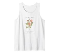 Esther 4:14 Floral Faith Cita Minimal Christian Camiseta sin Mangas