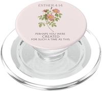 Esther 4:14 Floral Faith Cita Minimal Christian PopSockets PopGrip para MagSafe
