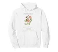 Esther 4:14 Floral Faith Cita Minimal Christian Sudadera con Capucha