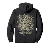 Esther Cuatro Catorce Fe Cristiana Corona Floral Reina Sudadera con Capucha