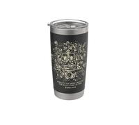 Esther Cuatro Catorce Fe Cristiana Corona Floral Reina Vaso térmico de acero inoxidable de doble pared