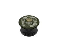 Esther Verse Christian Faith Floral Crown Queen PopSockets PopGrip Adhesivo