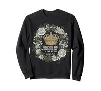 Esther Verse Christian Faith Floral Crown Queen Sudadera