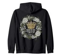 Esther Verse Christian Faith Floral Crown Queen Sudadera con Capucha