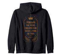 Esther versículo de la Biblia Cristiana con Cita Floral Sudadera con Capucha