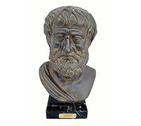 Estia Creations Aristoteles Gran Estatua Escultura Antiguo Filósofo Griego Busto 384-322 B.C.