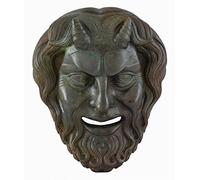 Estia Creations Máscara Pan con Efecto Color Bronce - Dionysos Dios del Salvaje - Antigua Grecia - Panas