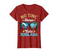 Estic Jubilada Regalo Friki Fiesta De Jubilación En Catalán Camiseta, Mujer, Arándano, XS