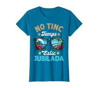 Estic Jubilada Regalo Friki Fiesta De Jubilación En Catalán Camiseta, Mujer, Zafiro, S