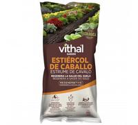 Estiercol de caballo con micorrizas 50L - Vithal Garden. Regenera la salud del suelo. Aumenta la capacidad de retencion del agua. Aporta nutrientes.
