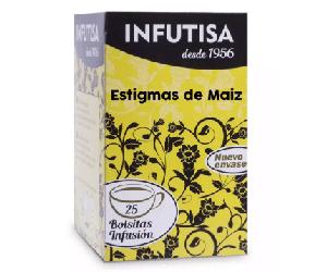 Estigmas de maíz 25 filtros Infutisa - infusión en filtros individuales