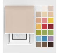 Estika Estor Enrollable con taladrar - 105x220 cm - Color: Salmón Pastel, Estor para Montaje en Techo y Pared, 25 Colores, para Interior, protección Visual para Ventana y Puerta de balcón.