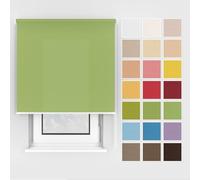 Estika Estor Enrollable con taladrar - 130x150 cm - Color: Vegetación primaveral 2, Estor para Montaje en Techo y Pared, 25 Colores, para Interior, protección Visual para Ventana y Puerta de balcón.