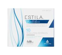 Estila Toallitas oftálmicas - Loción limpiadora para la higiene de párpados, pestañas y borde palpebral - Toallitas desmaquillantes con Aloe vera y Hamamelis - 10 toallitas estériles unidosis