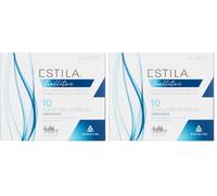 Estila Toallitas oftálmicas - Loción limpiadora para la higiene de párpados, pestañas y borde palpebral - Toallitas desmaquillantes con Aloe vera y Hamamelis - 10 toallitas estériles unidosis