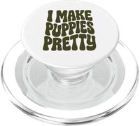 Estilista de Mascotas Olive Groovy I Make Puppies Pretty Dog PopSockets PopGrip para MagSafe