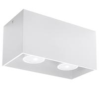 Estilizada Lámpara de Techo Bruccia Blanco Aluminio Anguloso Lámpara,Foco