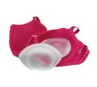 Estilo 11: extra grande - para muchos sujetadores de banda de 36 a 44 pulgadas - Potenciadores de pecho de silicona (filetes de pollo/rellenos de brasier, insertos de brasier), par de 580 g - para