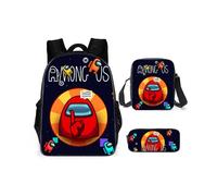 (Estilo 2) Entre nosotros Mochila Bandolera Bolsa de almuerzo Estuche para lápices Niños Niñas Regalo del nuevo trimestre