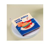 (Estilo A) Libro de tela suave táctil para bebés, suministros educativos cognitivos tempranos.