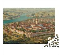 Estilo arquitectónico húngaro Rompecabezas para Adultos |Fortaleza Medieval| De Diversión Familiar 1000pcs (75x50cm)