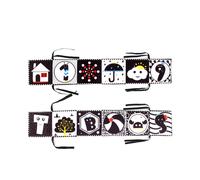 (Estilo B) Libro de tela para bebé con forma de animal cognitivo de educación temprana, cama con colgante circundante