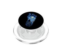 Estilo Bigfoot Footprint Sasquatch Moon Forest Starry Night Style PopSockets PopGrip para MagSafe