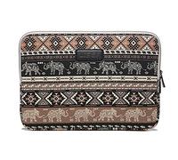 Estilo Bohemio Tela De Lona Funda Blanda Bolso Sleeve para Ordenador Portátil/Netbooks/Ultrabooks de 14 Pulgadas