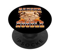 Estilo Bootleg de los años 90 de Serpiente de Fideos peligrosos PopSockets PopGrip Adhesivo