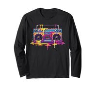 Estilo Callejero Retro Hip Hop de la Era Dorada Manga Larga