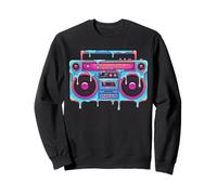 Estilo Callejero Retro Hip Hop de la Era Dorada Sudadera