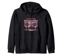 Estilo Callejero Retro Hip Hop de la Era Dorada Sudadera con Capucha