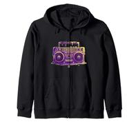 Estilo Callejero Retro Hip Hop de la Era Dorada Sudadera con Capucha