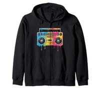 Estilo Callejero Retro Hip Hop de la Era Dorada Sudadera con Capucha