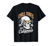Estilo Chill Summer California Vibes Camiseta
