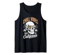 Estilo Chill Summer California Vibes Camiseta sin Mangas