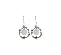 Estilo Chino Eardrop S925 Plata Esterlina Nefrita Inscrito Pendientes Lotus Art Retro Coincidiendo con Todos Los Pendientes de Ciruela Pendientes, LJBLEUSK, el Prune