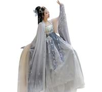 Estilo Chino Retro Hanfu - Mujer Tradicional Antiguo Traje Rendimiento Danza Clásica Vestido Cosplay Ropa