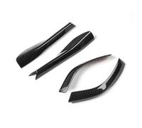 Estilo Coche Espejo Lateral Espejo Retrovisor Cubierta Base Adornos Exterior Kit De Moldeo ABS Para Ford Para Mustang 2015-2023(Fibra de carbon)