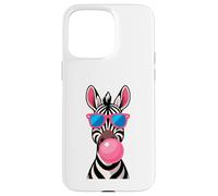 Estilo cómico Zebra Bubblegum Pop Art Carcasa para iPhone 15 Pro MAX