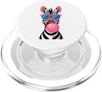 Estilo cómico Zebra Bubblegum Pop Art PopSockets PopGrip para MagSafe